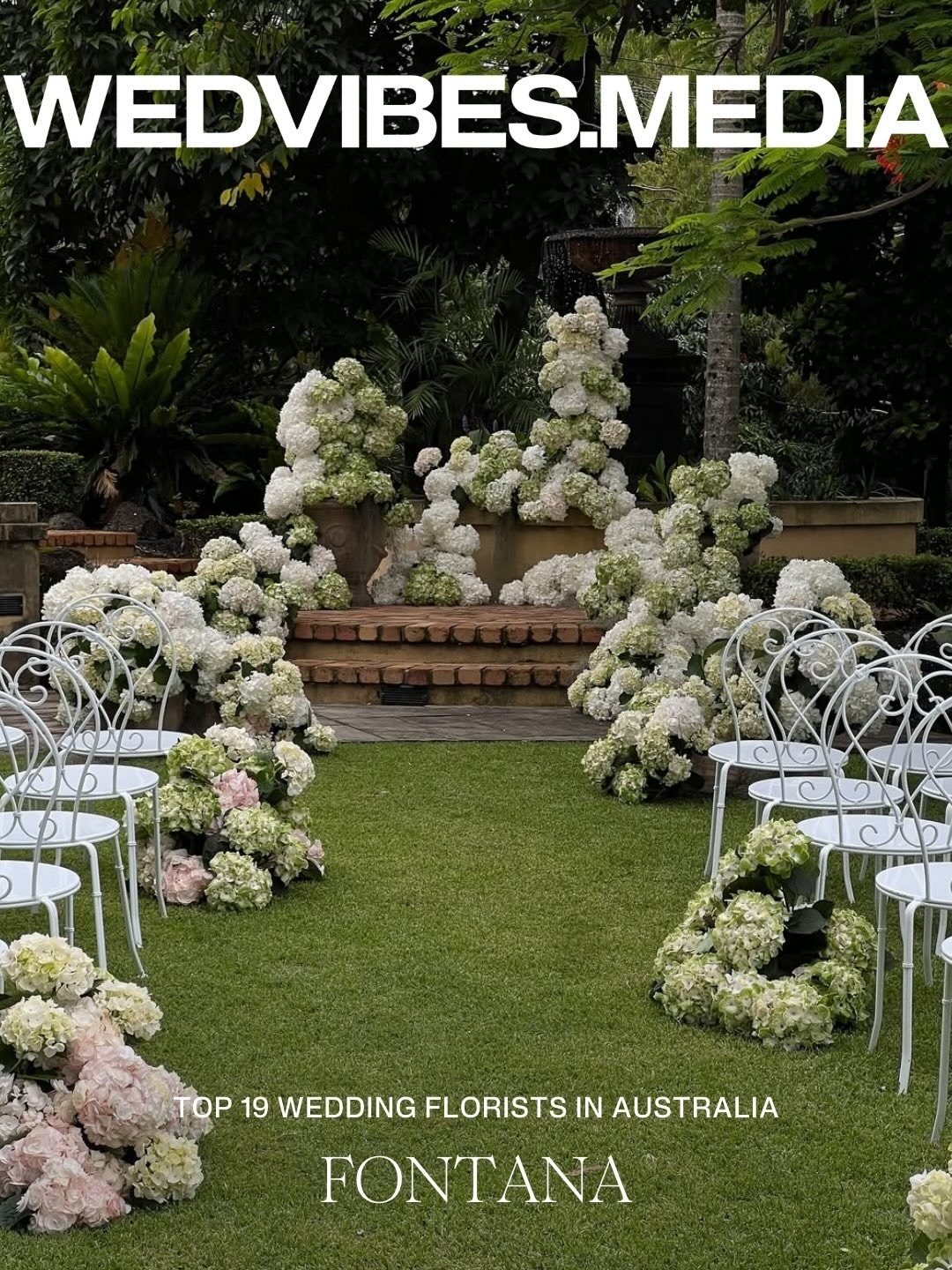 Fontana Floral featured by WED VIBES — Top 19 Wedding Florists in Australia